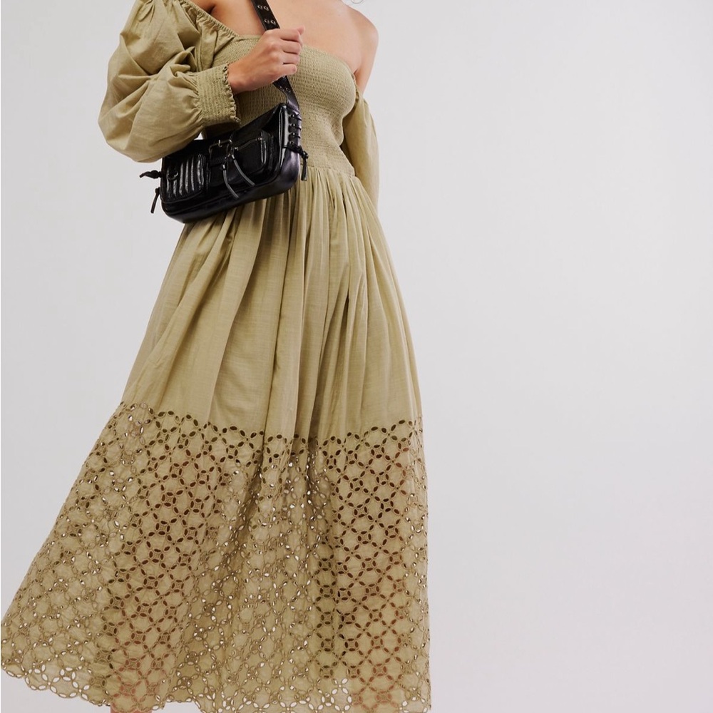 Free People Perfect Storm Midi. Sage.